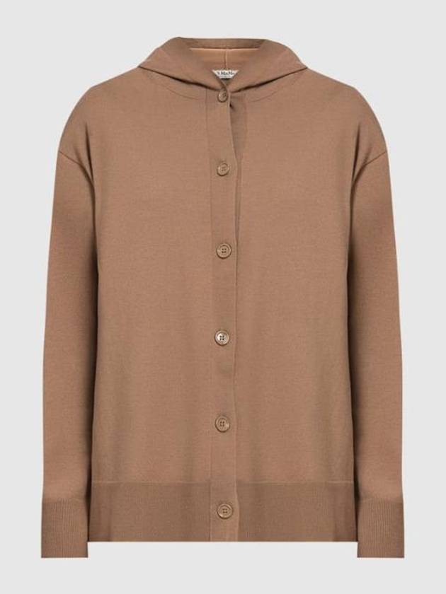 Pordoi Wool Cardigan Camel - MAX MARA - BALAAN 2