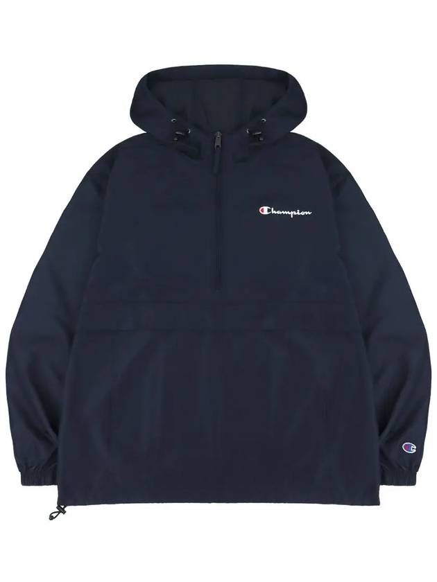 Script Logo Packable Anorak Navy - CHAMPION - BALAAN 2