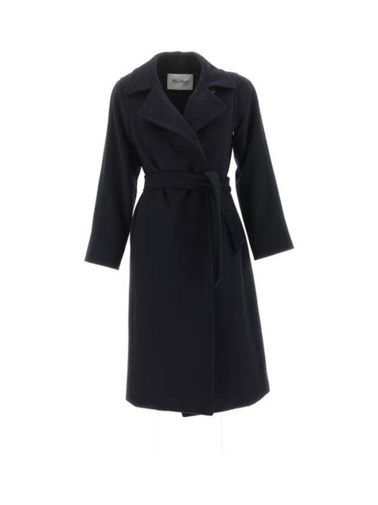 Manuela Icon Single Coat Blue Marino - MAX MARA - BALAAN 1