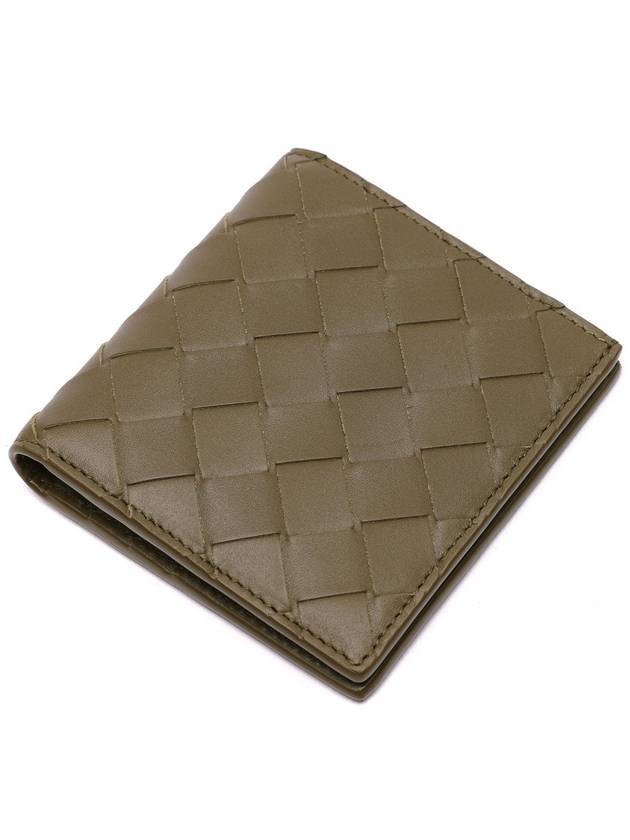 Intrecciato Slim Half Wallet Mud - BOTTEGA VENETA - BALAAN 6