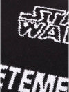 Star Wars All-Over Logo Knit Muffler Black - VETEMENTS - BALAAN 5