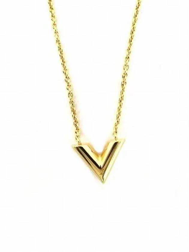 Essential V Necklace Gold - LOUIS VUITTON - BALAAN 5