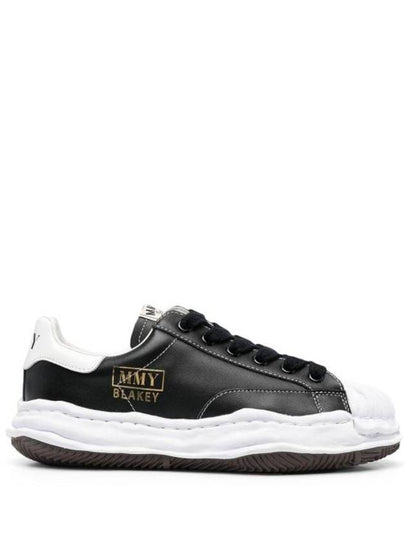 Blakey Logo OG Sole Low Top Sneakers Black - MAISON MIHARA YASUHIRO - BALAAN 2