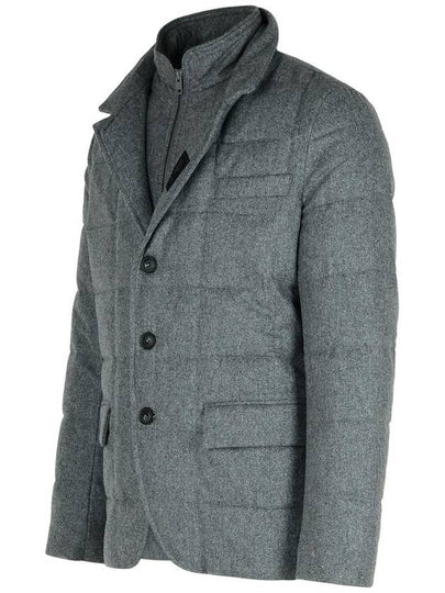 Fay Grey Virgin Wool Jacket - FAY - BALAAN 2