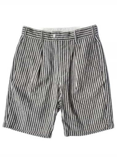 Sunset Short A Natural Black LC Stripe MP283 SD013 Shorts - ENGINEERED GARMENTS - BALAAN 1