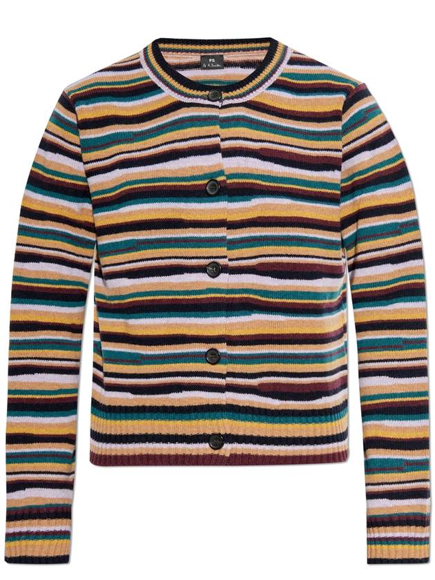 PS Paul Smith Striped Cardigan, Women's, Multicolour - PAUL SMITH - BALAAN 1