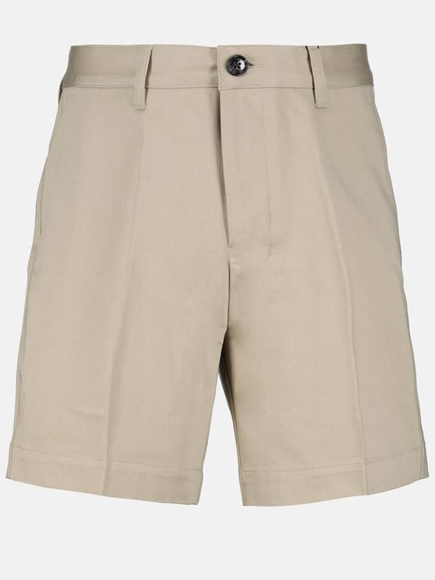 De Coeur Motif Chino Shorts Beige - AMI - BALAAN 2