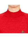 Women's Wool Silk Knit Top Red - VIVIENNE WESTWOOD - BALAAN 7