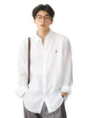 custom fit linen shirt white - POLO RALPH LAUREN - BALAAN 2