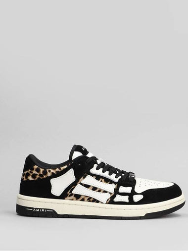 Amiri Leopard Skel Top Low Sneakers - AMIRI - BALAAN 1