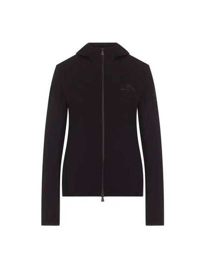 Grenoble Daynamic Zip Up Hoodie Black - MONCLER - BALAAN 2