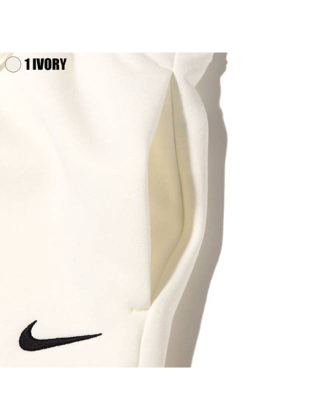 Phoenix Fleece High Waist Wide Pants White - NIKE - BALAAN 4