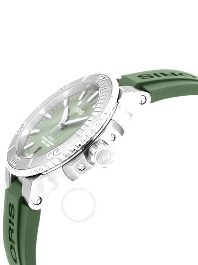 Oris Aquis Automatic Green Dial Men's Watch 01 733 7766 4187-Set - ORIS - BALAAN 2