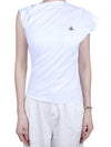 Women's Hebo Short Sleeve T-Shirt White - VIVIENNE WESTWOOD - BALAAN 3