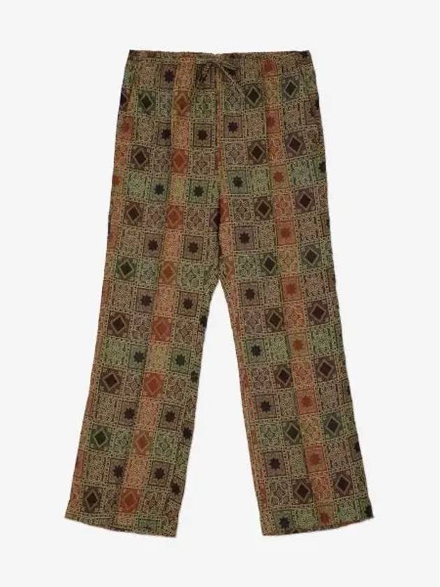 India JQ String Bootcut Pants Rust Navy Green OT192RUST - NEEDLES - BALAAN 1