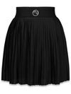 Pleated Skirt Shorts Ellie Skirt Black MCS23SK 05BK - MACKY - BALAAN 2