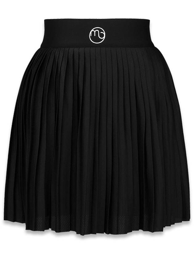 Pleated Skirt Shorts Ellie Skirt Black MCS23SK 05BK - MACKY - BALAAN 2