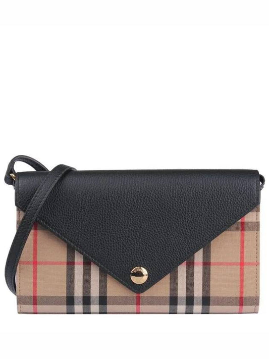 Detachable Strap Vintage Check Long Wallet Beige - BURBERRY - BALAAN 2