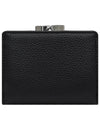 Grain Leather Half Wallet Black - VIVIENNE WESTWOOD - BALAAN 10