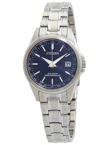 Citizen Eco-Drive Perpetual World Time Blue Dial Ladies Watch EC1180-81L - CITIZEN - BALAAN 1