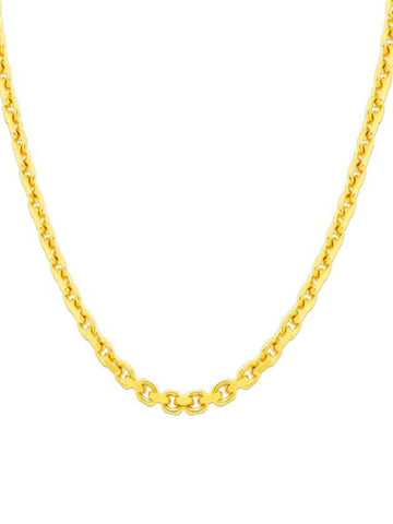 Larin Italian anchor chain solid necklace gold - BE/GINS - BALAAN 1