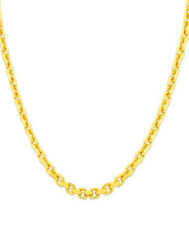 Larin Italian anchor chain solid necklace gold - BE/GINS - BALAAN 1