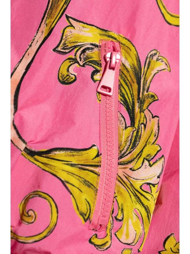 Versace Jeans Couture Jacket With Outline Barocco Print, Women's, Pink - VERSACE - BALAAN 5