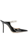 24SS BING100PATBLACK Stud Pumps Heel Shoes - JIMMY CHOO - BALAAN 1