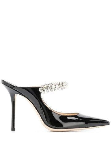 BING100PATBLACK Stud Pumps Heel Shoes - JIMMY CHOO - BALAAN 1