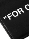 FOR CARDS printing card wallet black - OFF WHITE - BALAAN 7