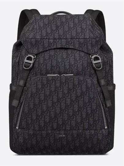 Oblique 8 Flap Backpack Black - DIOR - BALAAN 2