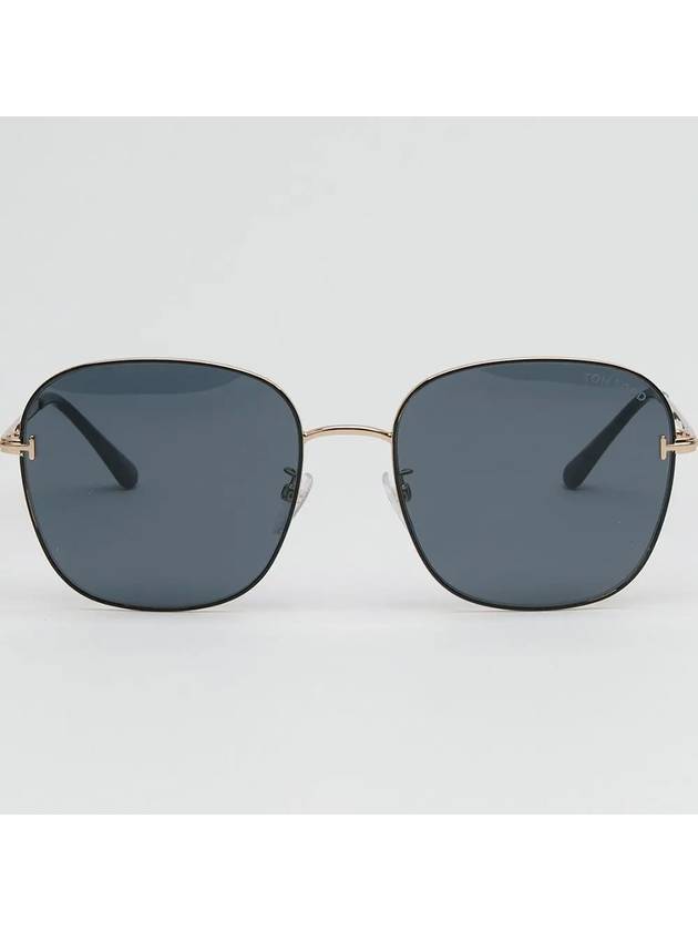 Sunglasses TF888K 01A Oversized Light Metal Asian Fit - TOM FORD - BALAAN 3