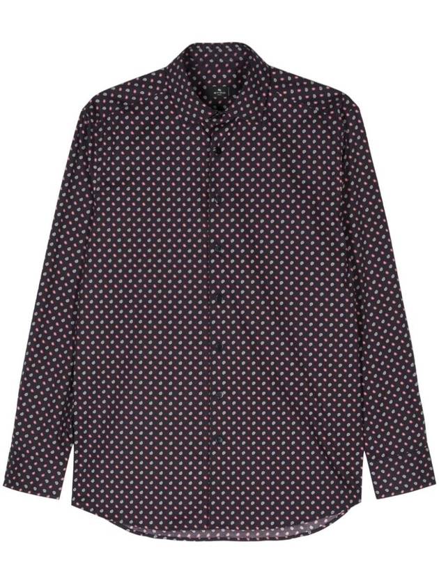 Etro Cotton Shirt With Paisley Print - ETRO - BALAAN 1