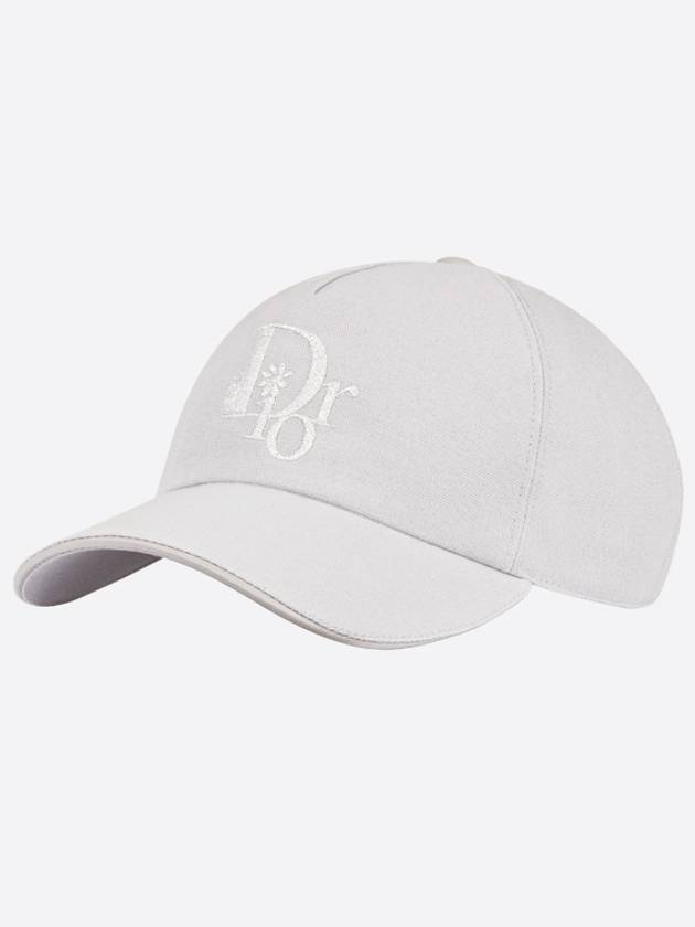 ERL Embroidered Logo Ball Cap Grey - DIOR - BALAAN 2