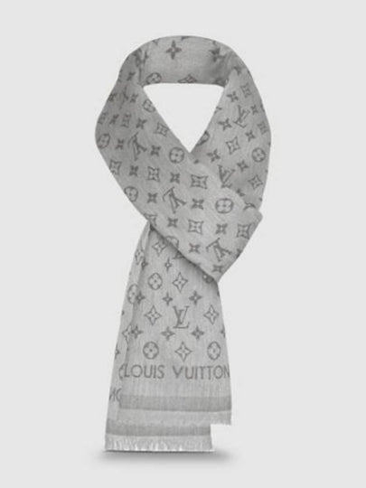 Monogram Essential Scarf Grey - LOUIS VUITTON - BALAAN 2