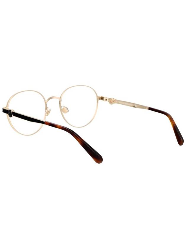 Round Metal Eyeglasses Gold - MONCLER - BALAAN 5