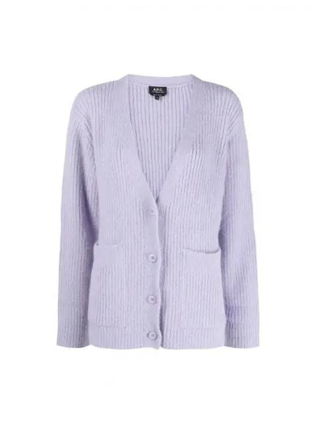 Women's Claudine Cardigan Purple - A.P.C. - BALAAN 2