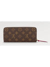 Monogram Clemence Long Wallet Brown Fuchsia - LOUIS VUITTON - BALAAN 4