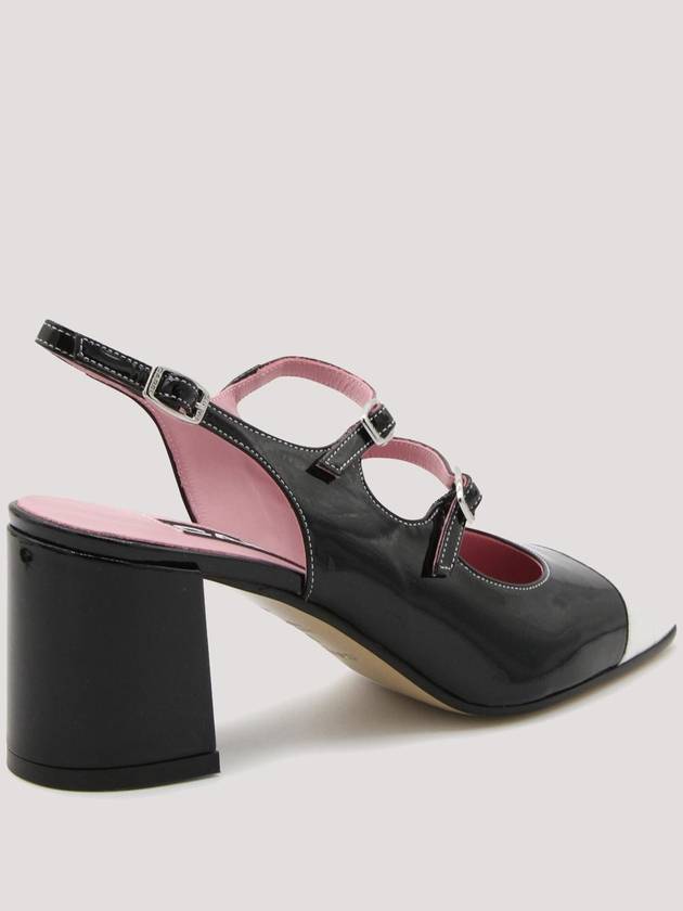 Carel Paris Black And Ivory Papaya Slingback Pumps - CAREL - BALAAN 2