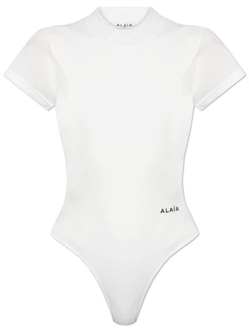 Alaïa Body With Logo, Women's, White - ALAIA - BALAAN 1