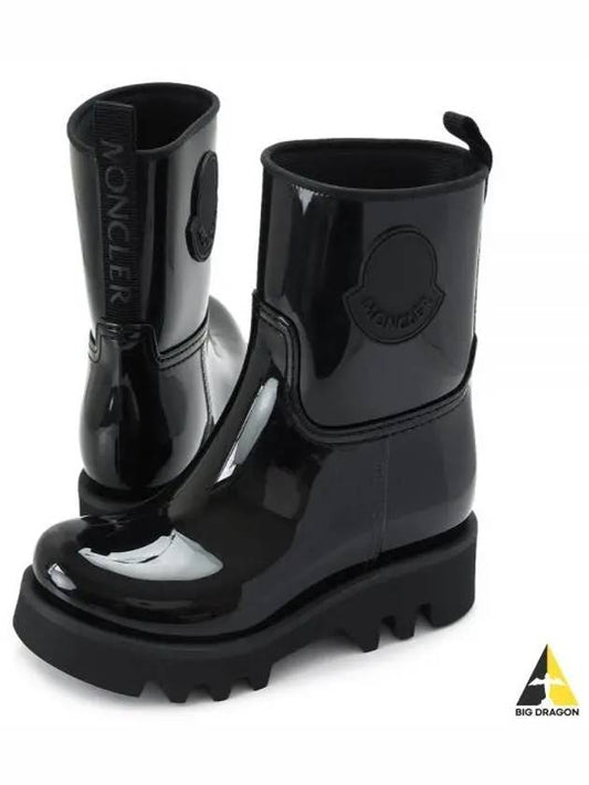 4G00070 M1686 999 Jeannette Logo Patch Rain Boots - MONCLER - BALAAN 1