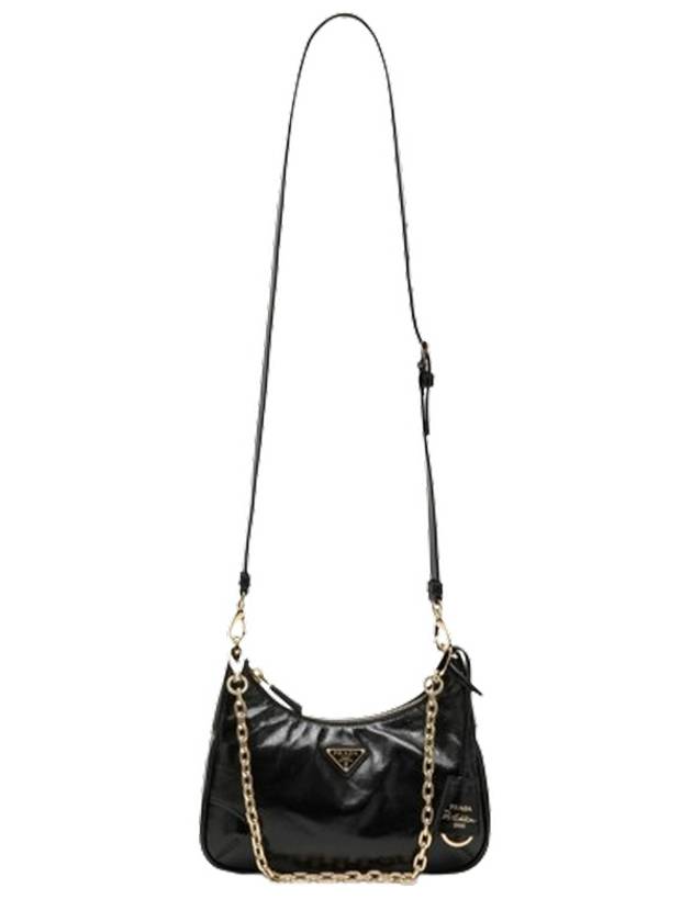 Re-Edition 2005 Leather Shoulder Bag Black - PRADA - BALAAN 6