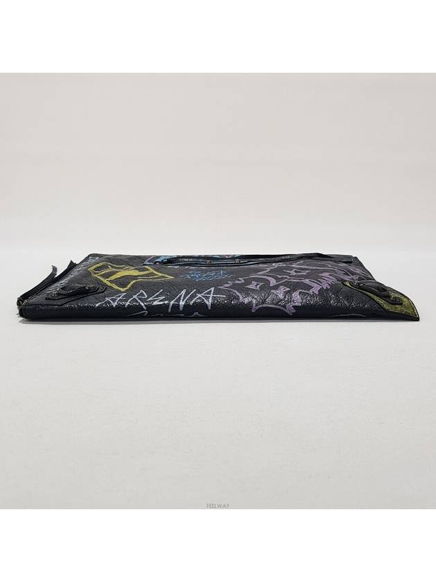 graffiti clutch - BALENCIAGA - BALAAN 5