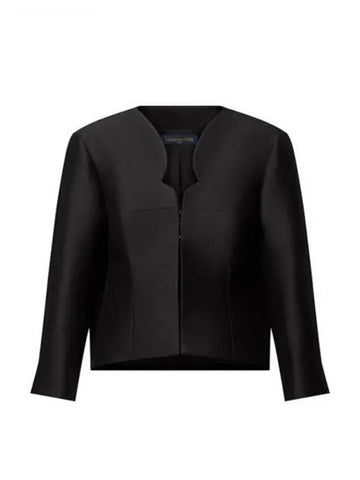 Cut out neckline Mikado jacket 1AGGY6 - LOUIS VUITTON - BALAAN 1