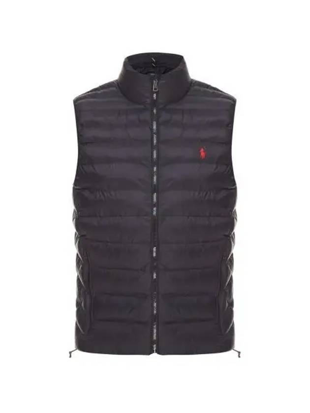 Logo String Padded Vest Black - POLO RALPH LAUREN - BALAAN 2