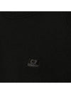 30/1 Sponge Fleece Short Sleeve Sweatshirt Black - CP COMPANY - BALAAN 5