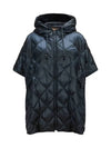 TREMAN Hooded Padding Cape Navy 2429736045 075 - MAX MARA - BALAAN 2