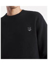 NM00805KT1006 Foxhead Sweater Black - MAISON KITSUNE - BALAAN 4