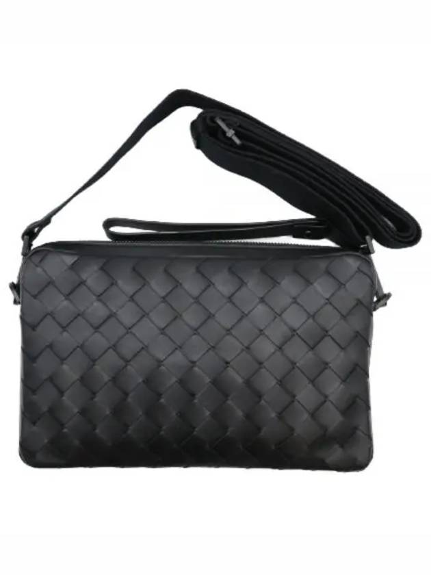 Intrecciato Cross Bag Black - BOTTEGA VENETA - BALAAN 2