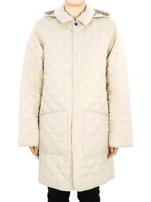 Kids Quilted Coat Pale Stone - BURBERRY - BALAAN 3